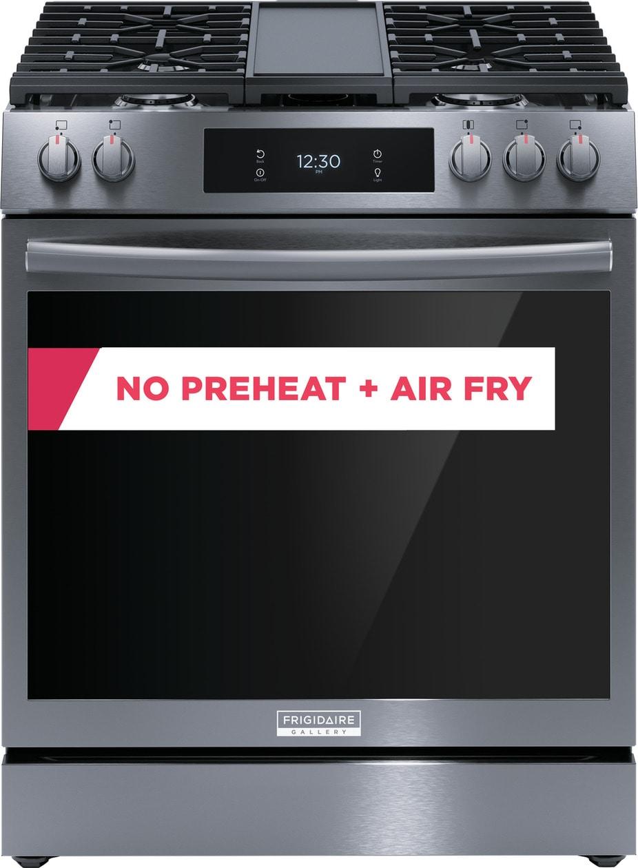 Frigidaire GCFG3060BD Frigidaire Gallery 30" Front Control Gas Range With Total Convection
