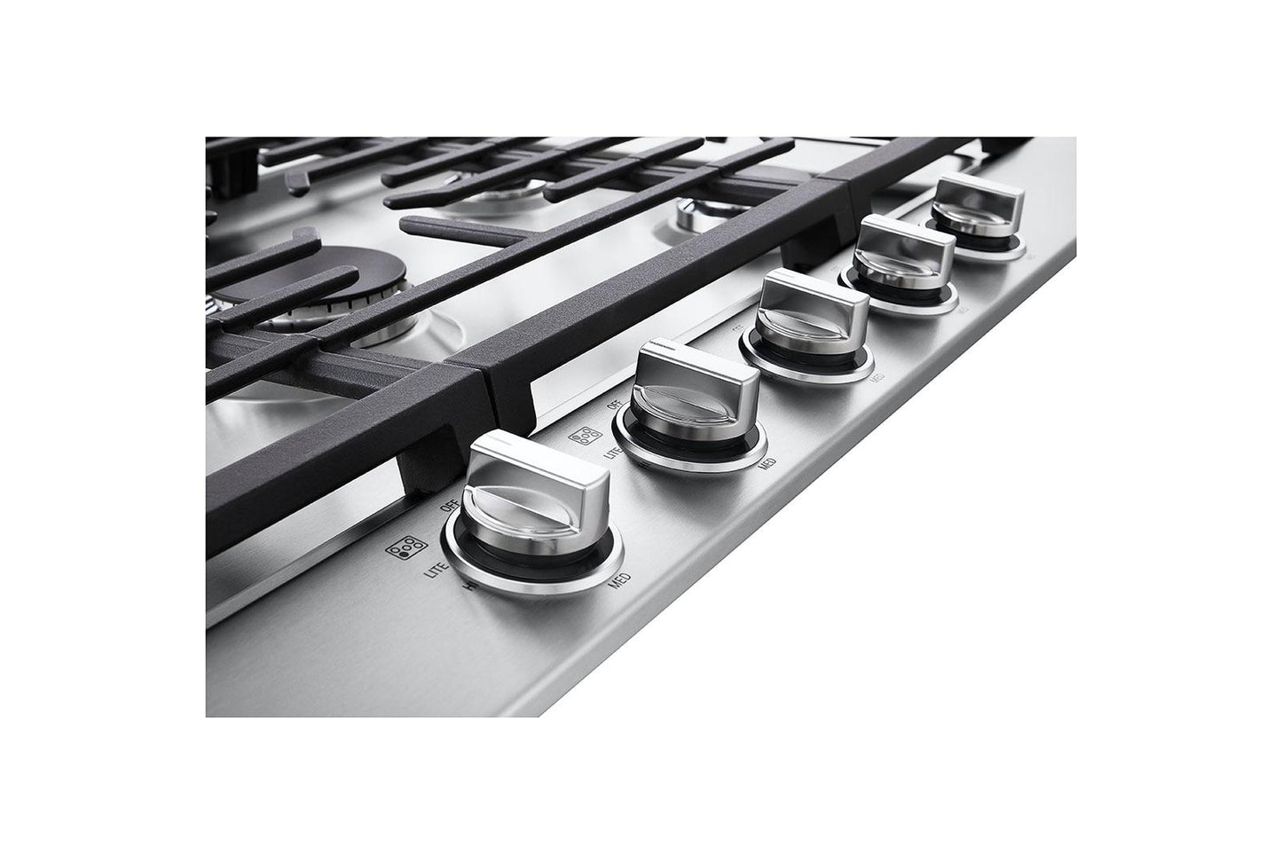 Lg CBGJ3623S 36" Gas Cooktop With Ultraheat™ 20K Btu Burner