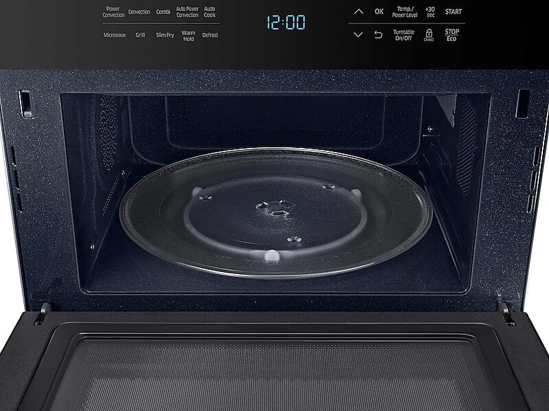 Samsung MC12J8035CT 1.2 Cu. Ft. Powergrill Duo™ Countertop Microwave With Power Convection And Built-In Application In Black