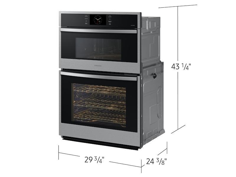 Samsung NQ70CG600DSR 30" Microwave Combination Wall Oven With Steam Cook In Stainless Steel