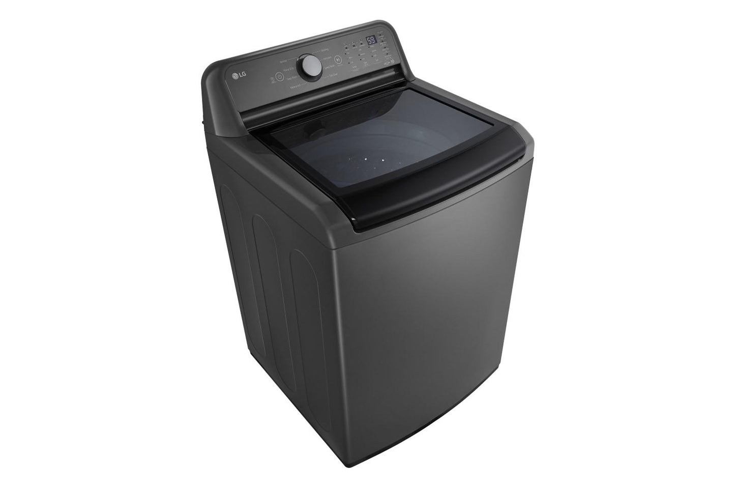 Lg WT7150CM 5.0 Cu. Ft. Top Load Energy Star Washer With Impeller, Turbodrum&#8482;, Slamproof® Glass Lid, & Water Plus