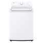 Lg WT6105CW 4.1 Cu. Ft. Capacity Top Load Washer With Agitator And Slamproof Glass Lid