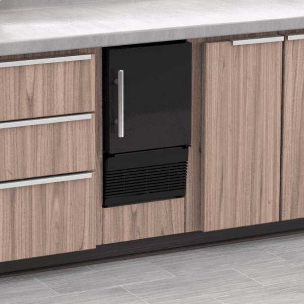 Marvel MACR214SS01A 14-In Low Profile Compact Crescent Ice Machine With Door Style - Stainless Steel