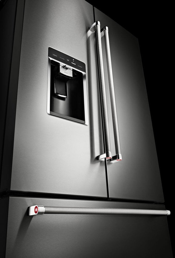 Kitchenaid KRFC704FSS 23.8 Cu. Ft. 36" Counter-Depth French Door Platinum Interior Refrigerator - Stainless Steel