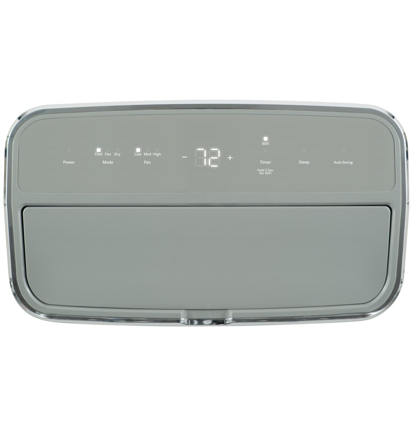 Ge Appliances APWD10JASG Ge® 10,500 Btu Smart Portable Air Conditioner With Dehumidifier And Remote, Grey