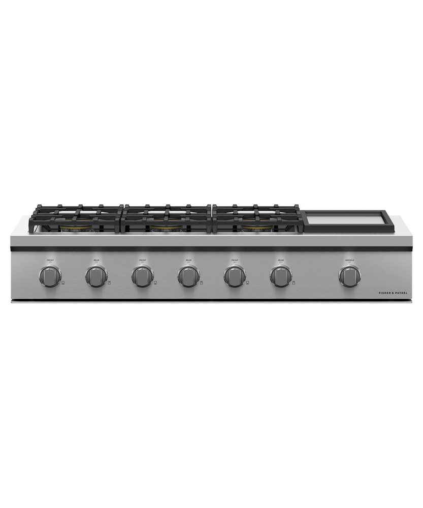 Fisher & Paykel CPV3486GDN Gas Rangetop, 48", Griddle