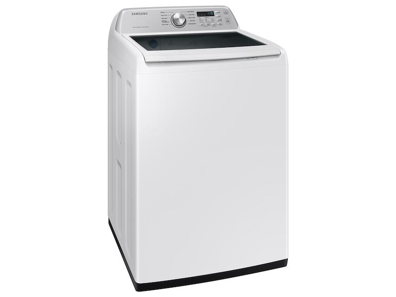 Samsung WA46CG3505AW 4.6 Cu. Ft. Large Capacity Smart Top Load Washer With Activewave&#8482; Agitator And Active Waterjet In White