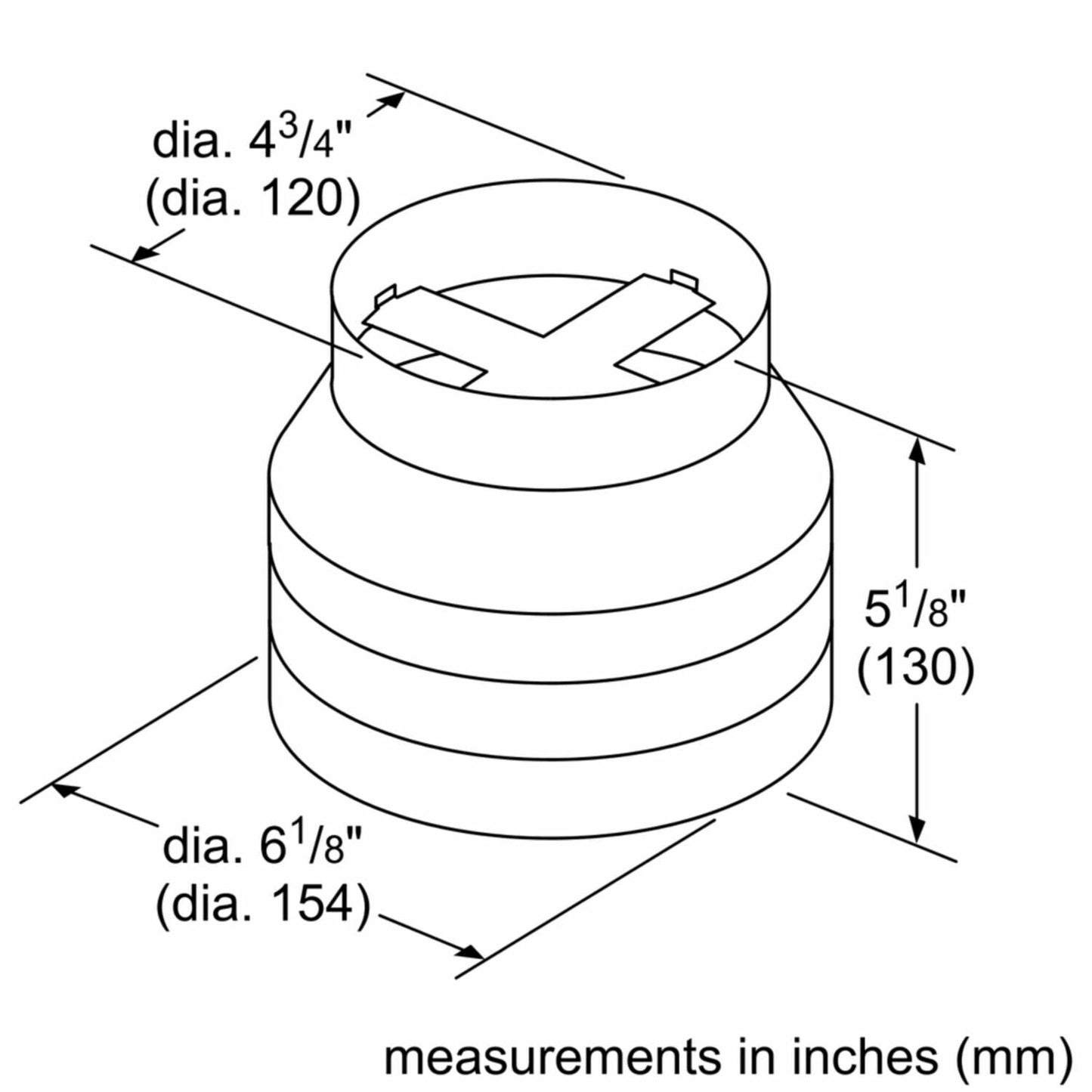 Bosch HUIRED56UC Cfm Reducer