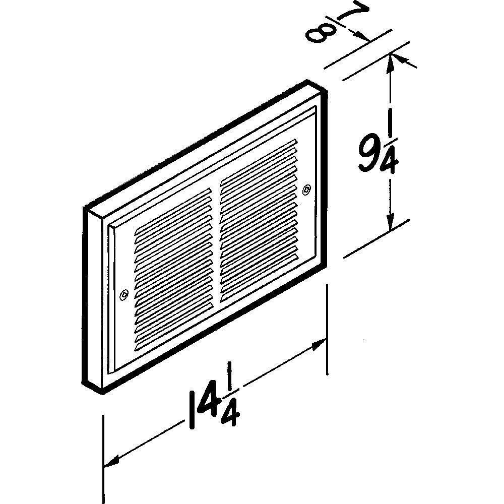 Broan 128 Broan® Heater, 1000/2000W 240Vac, 750/1500W 208Vac