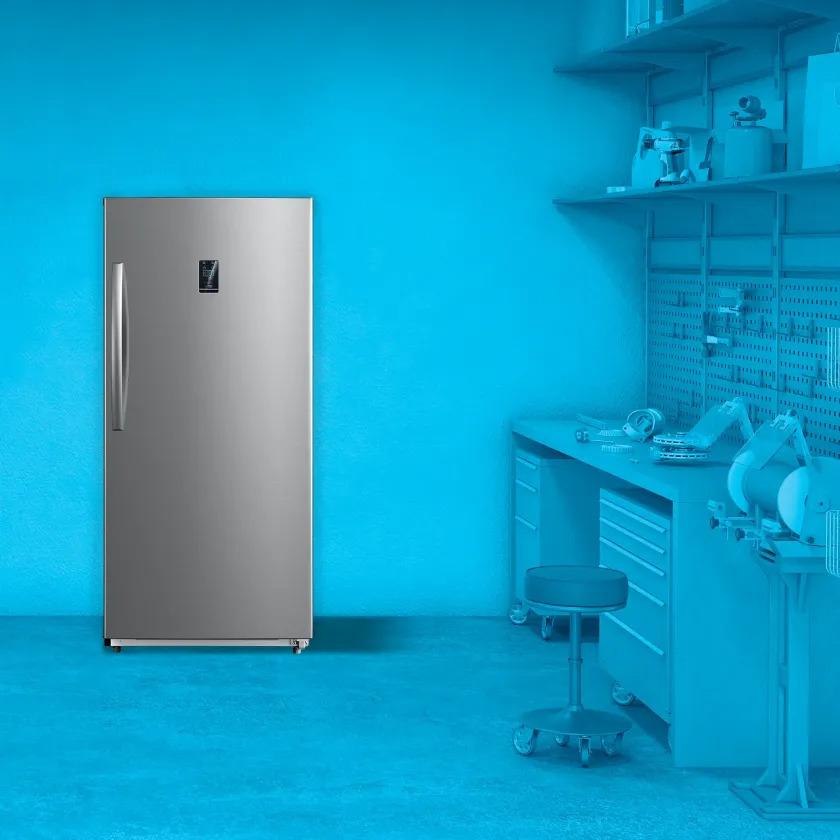 Element Appliance EUF14CECS Element 13.8 Cu. Ft. Upright Convertible Freezer / Refrigerator - Stainless Steel, Energy Star (Euf14Cecs)