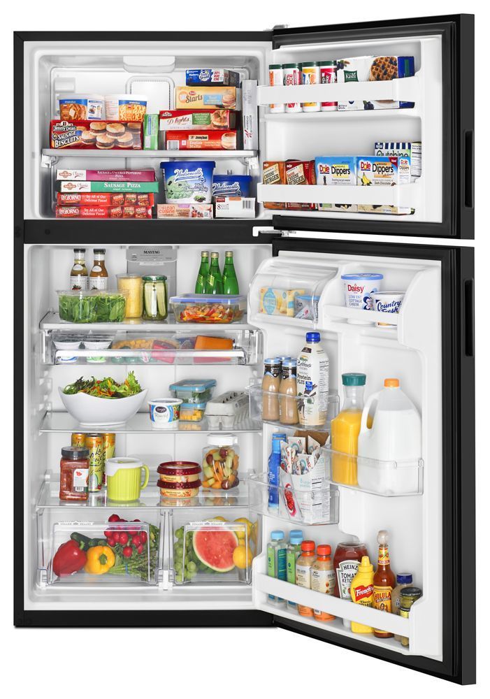 Maytag MRT311FFFE 33-Inch Wide Top Freezer Refrigerator With Powercold® Feature- 21 Cu. Ft.
