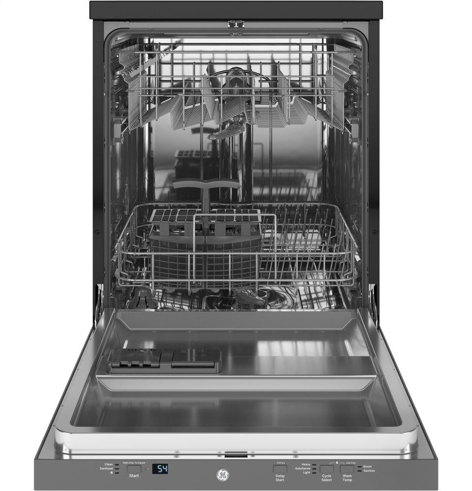 Ge Appliances GPT225SSLSS Ge® 24" Stainless Steel Interior Portable Dishwasher With Sanitize Cycle