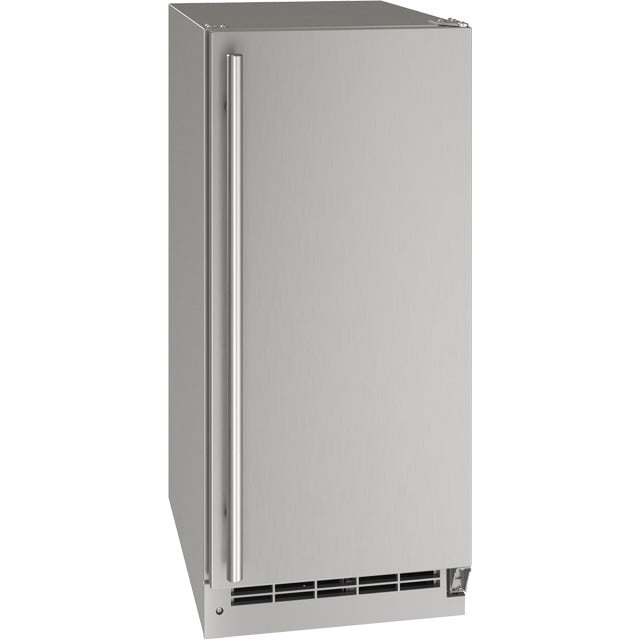 U-Line UONB115SS01A Outdoor Collection 15" Nugget Ice Machine With Stainless Solid Finish And Field Reversible Door Swing (115 Volts / 60 Hz)