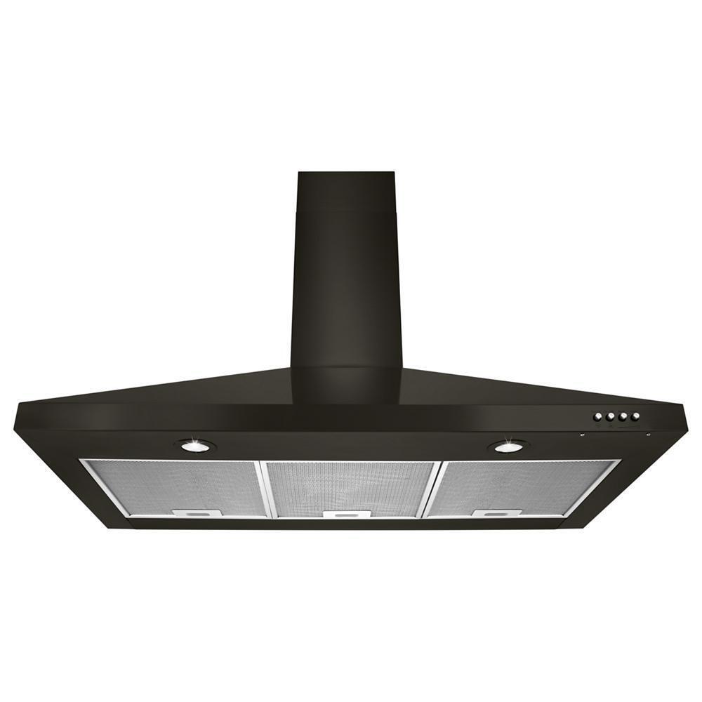 Amana WVW53UC6HV 36" Contemporary Black Stainless Wall Mount Range Hood