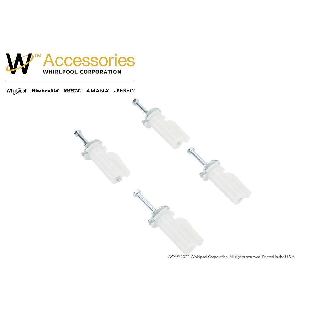 Kitchenaid W10763471 Washer Shipping Bolt Kit, White