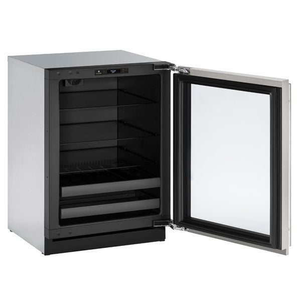 U-Line U3024BEVS00B 3024Bev 24" Beverage Center With Stainless Frame Finish And Field Reversible Door Swing (115 V/60 Hz Volts /60 Hz Hz)