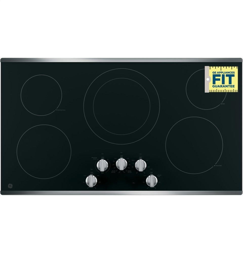 Ge Appliances JP3036SLSS Ge® 36" Built-In Knob Control Electric Cooktop