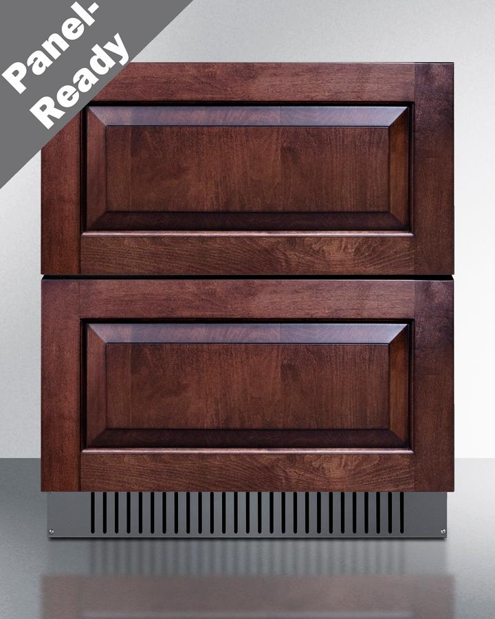 Summit SPR275OS2DPNRADA 27" Wide 2-Drawer All-Refrigerator, Ada Compliant (Panels Not Included)