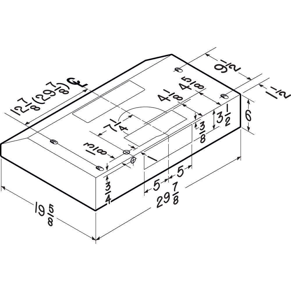 Broan BCSQ130SS Broan® 30-Inch Convertible Under-Cabinet Range Hood W/ Led Light, Stainless Steel
