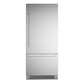 Bertazzoni REF36BMBIXRT 36 Inch Built-In Bottom Mount Refrigerator With Ice Maker, Stainless Steel Stainless Steel