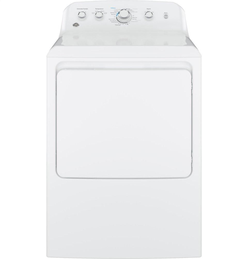 Ge Appliances GTD42GASJWW Ge® 7.2 Cu. Ft. Capacity Aluminized Alloy Drum Gas Dryer