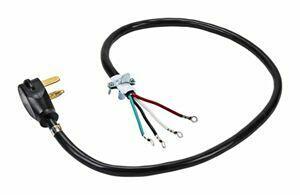 Amana PT400L Dryer Power Cord - Black