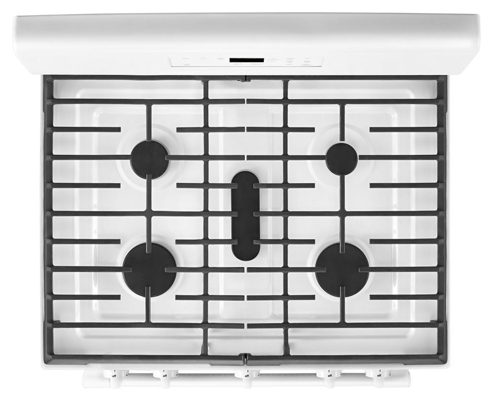 Maytag MGR6600FW 30-Inch Wide Gas Range With 5Th Oval Burner - 5.0 Cu. Ft.