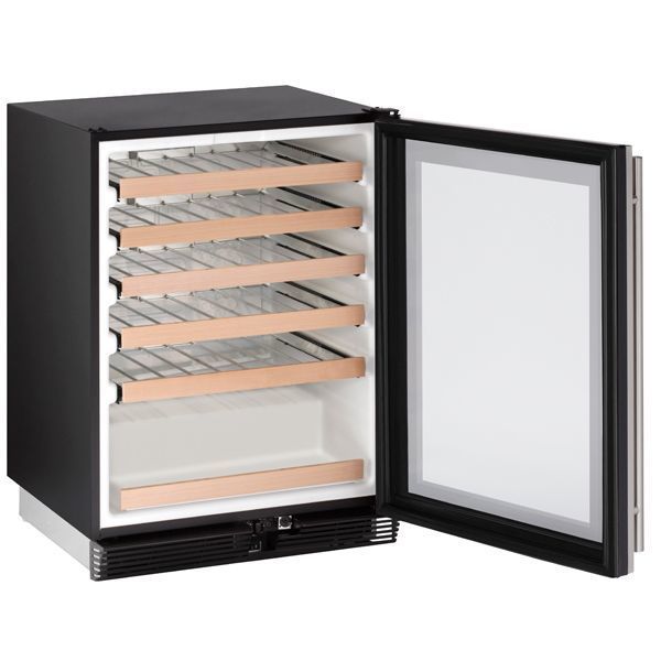 U-Line U1024WCS00B 1024Wc 24" Wine Refrigerator With Stainless Frame Finish (115 V/60 Hz Volts /60 Hz Hz)