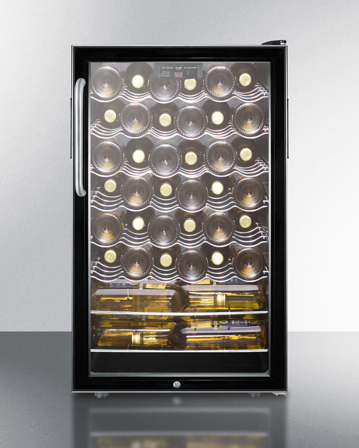 Summit SWC525LBI7TB 20" Wide Built-In Wine Cellar
