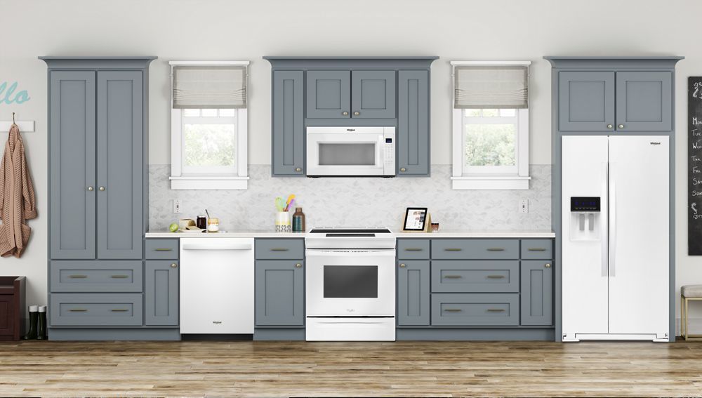 Whirlpool WEE510S0FW 4.8 Cu. Ft. Guided Electric Front Control Range With The Easy-Wipe Ceramic Glass Cooktop