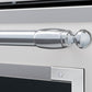 Bertazzoni HER486BTFEPXT 48 Inch Dual Fuel Range, 6 Brass Burners And Griddle, Electric Self-Clean Oven Stainless Steel
