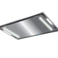 Xo Appliance XOCEILING36S 36 In. Ceiling Mount Island Range Hood With Peripheral Aspiration And Led Lights In Stainless Steel