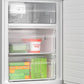 Bosch B24CB80ESW 800 Series Free-Standing Fridge-Freezer With Freezer At Bottom, Glass Door 24