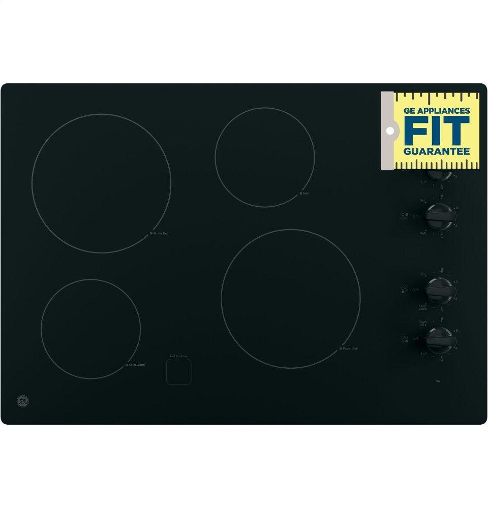 Ge Appliances JP3030DJBB Ge® 30" Built-In Knob Control Electric Cooktop