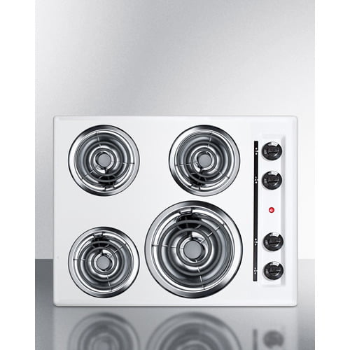 Summit WEL03 24" Wide 4-Burner Coil Cooktop