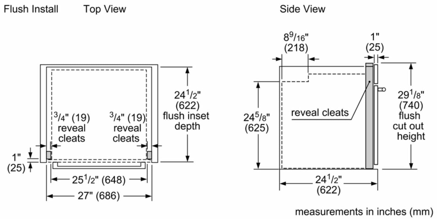 Bosch HBN5451UC 500 Series, 27", Single Wall Oven, Ss, Eu Convection, Knob Control