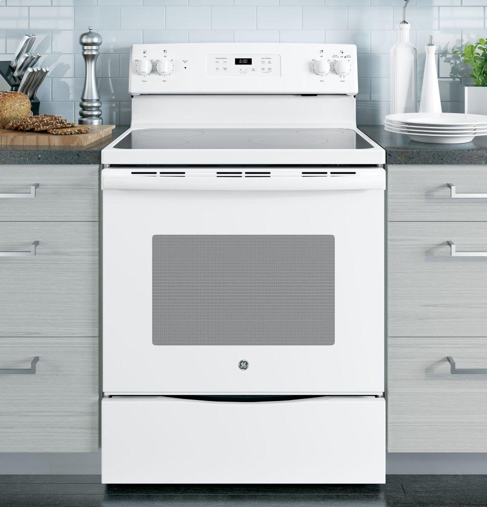 Ge Appliances JBS60DKWW Ge® 30" Free-Standing Electric Range