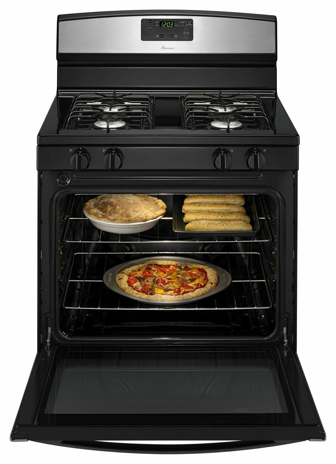 Amana AGR5330BAS 30-Inch Gas Range With Easy Touch Electronic Controls - Stainless Steel