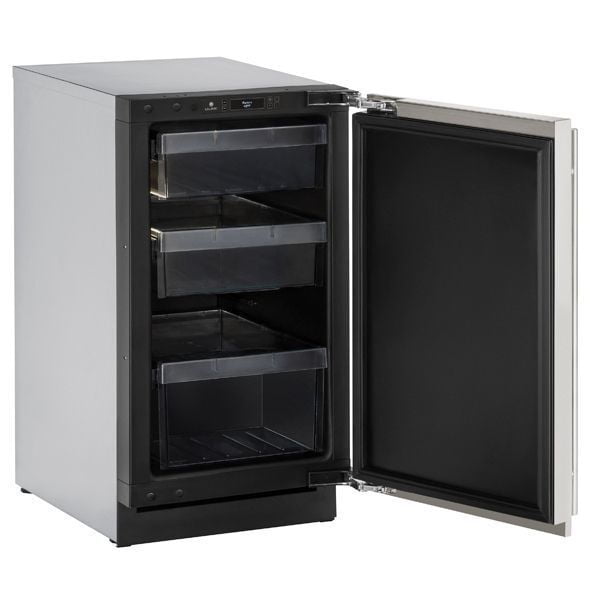 U-Line U3018RS00B 3018R 18" Refrigerator With Stainless Solid Finish And Field Reversible Door Swing (115 V/60 Hz Volts /60 Hz Hz)