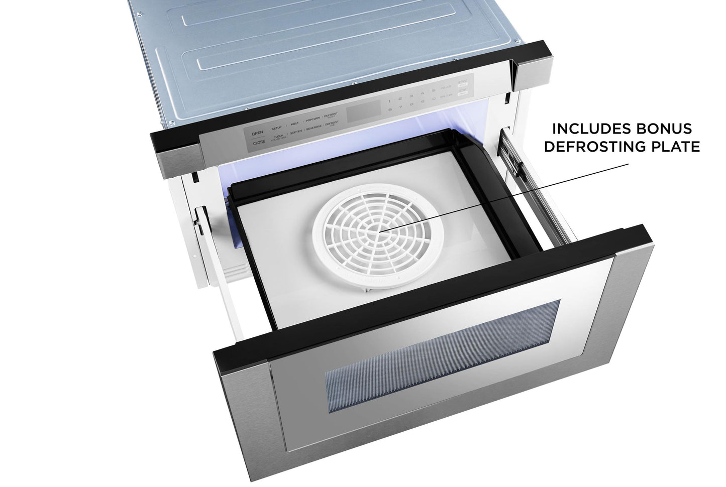 Xo Appliance XOMWD24SM 24" Built-In Microwave Drawer - Silver Mirror Finish