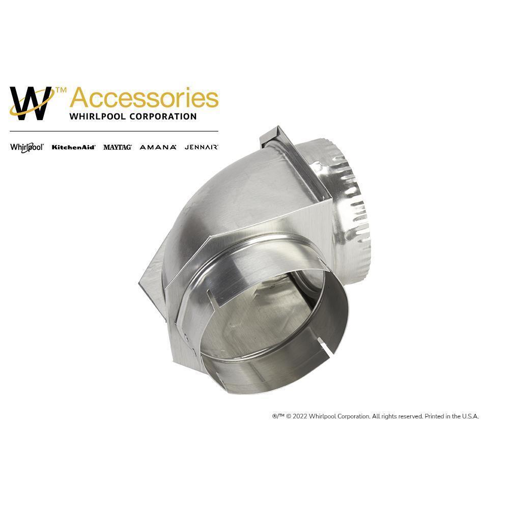 Kitchenaid 4396006RW Dryer Elbow Vent Connector