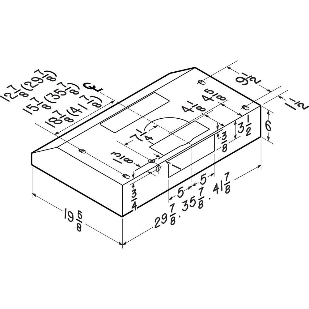 Broan BCDF130SS Broan® 30-Inch Convertible Under-Cabinet Range Hood, 300 Cfm, Stainless Steel