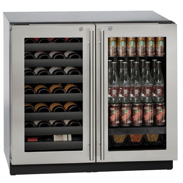 U-Line U3036BVWCS13B 3036Bvwc 36" Beverage Center With Stainless Frame Finish (115 V/60 Hz Volts /60 Hz Hz)