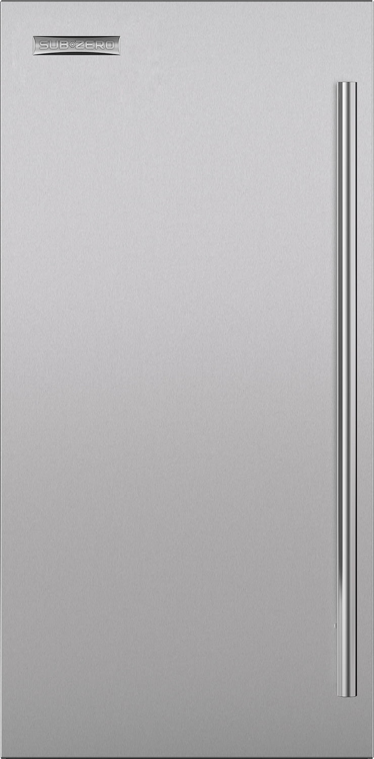 Sub-Zero 7030430 15" Stainless Door Panel With Tubular Handle