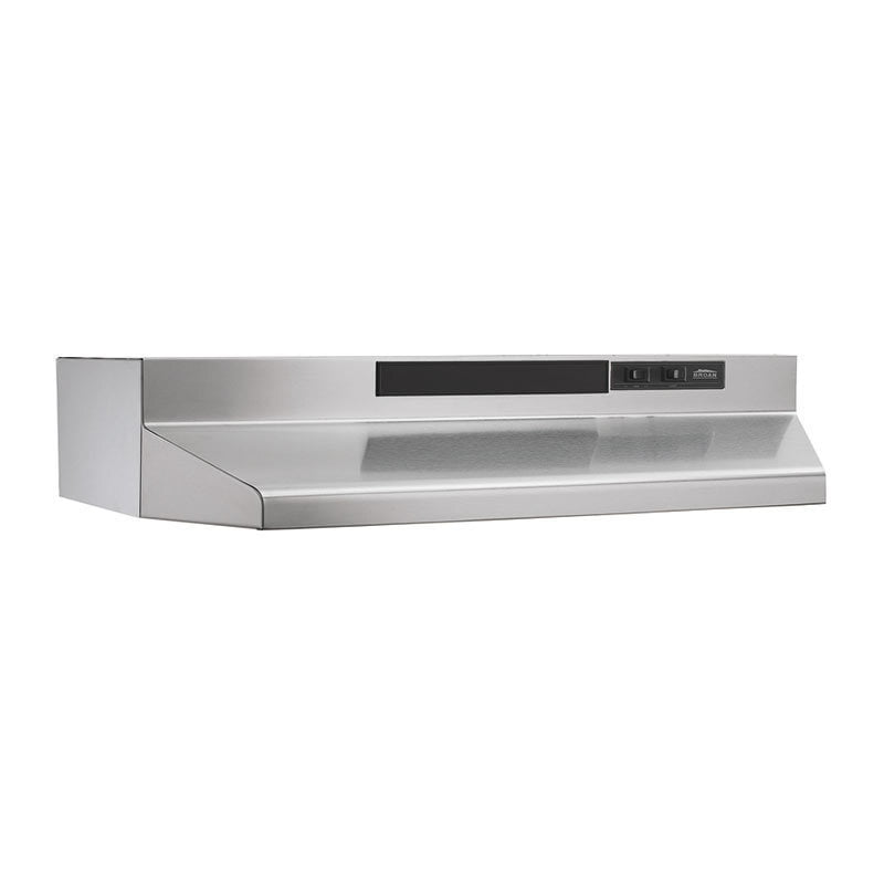 Broan F404204 42" Convertible Range Hood, Stainless Steel