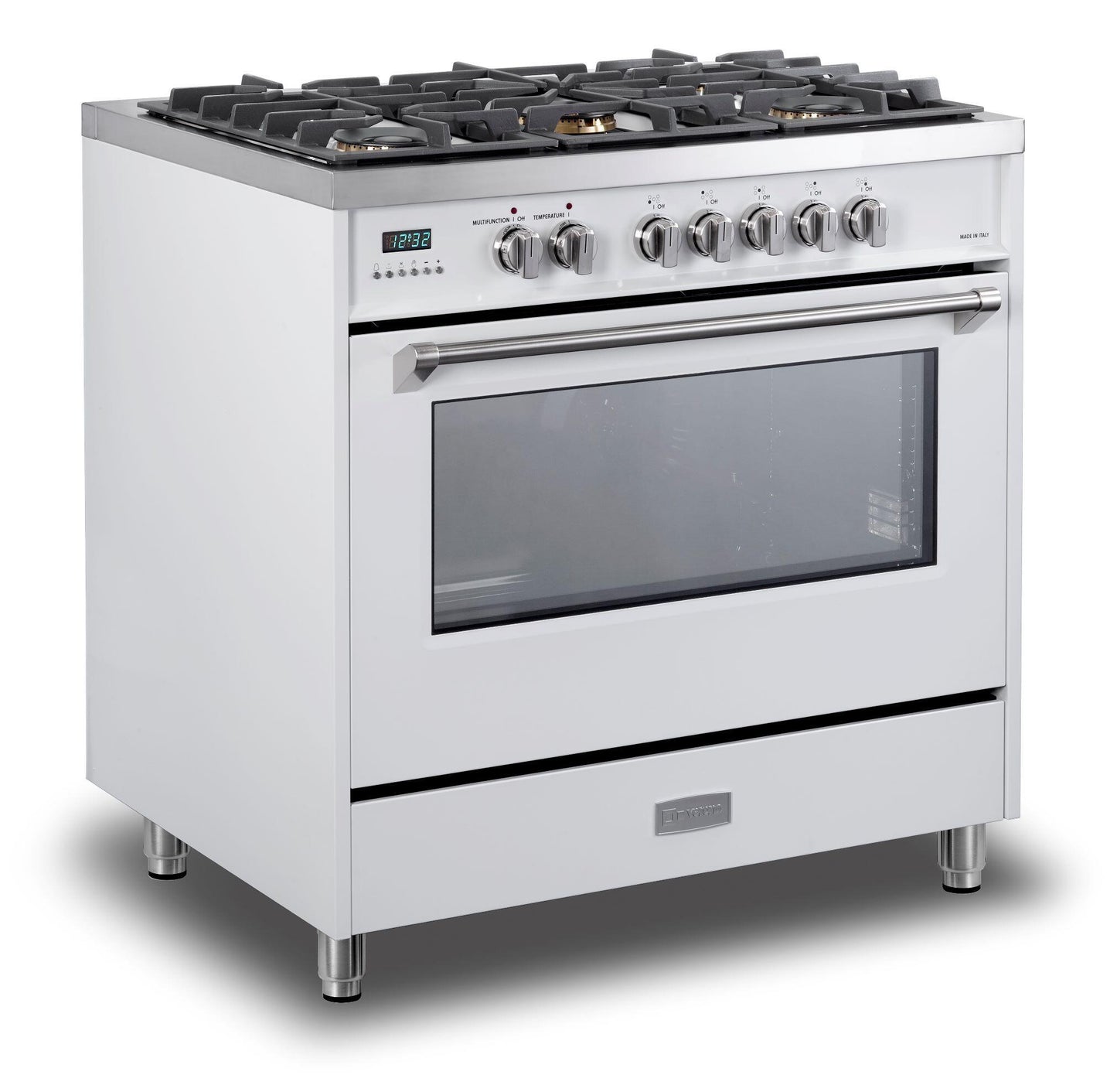 Verona VDFSGE365W White 36" Dual Fuel - Designer Series