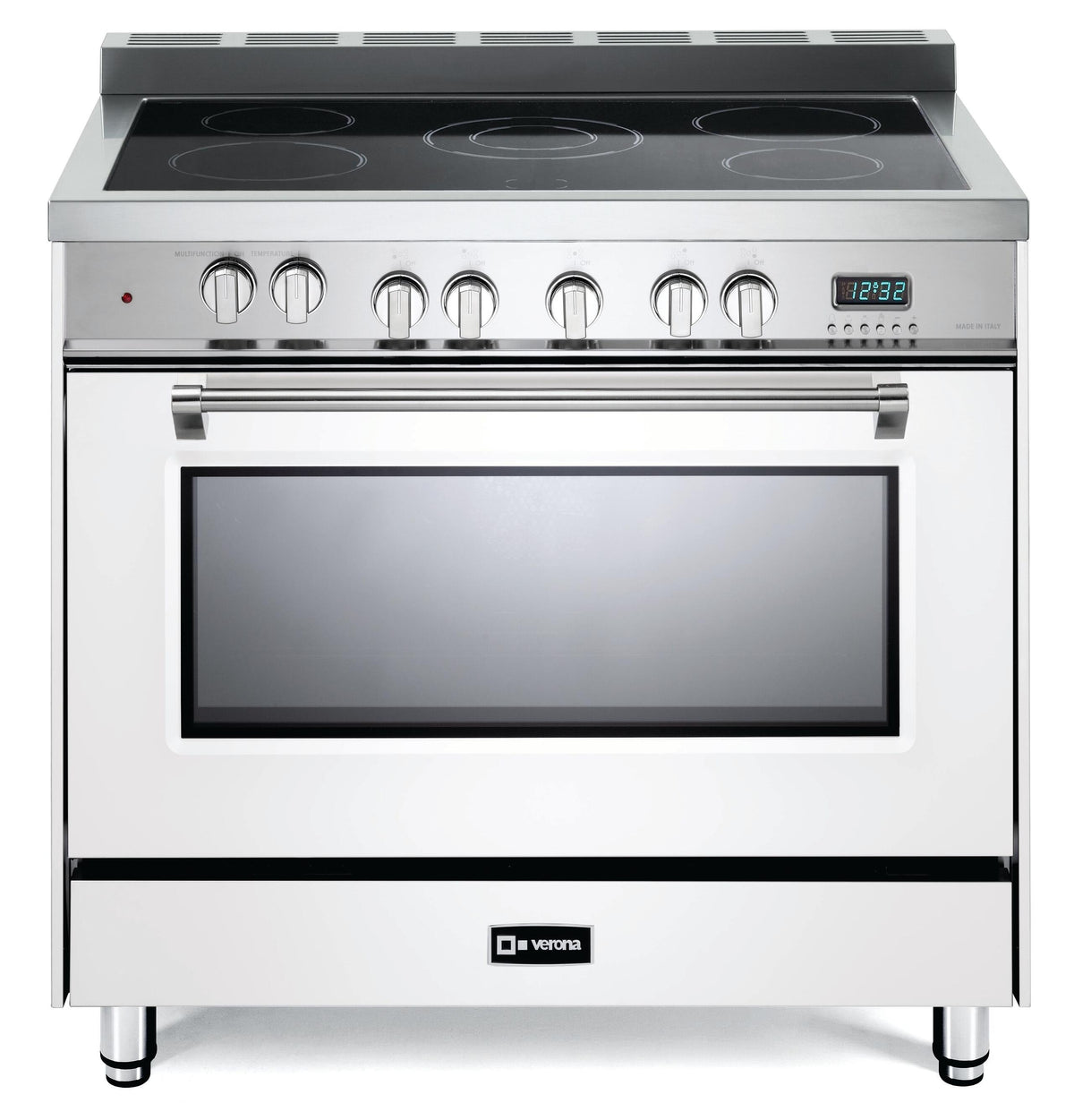 Verona VPFSEE365W Prestige 36" Electric Glass Top Range - White