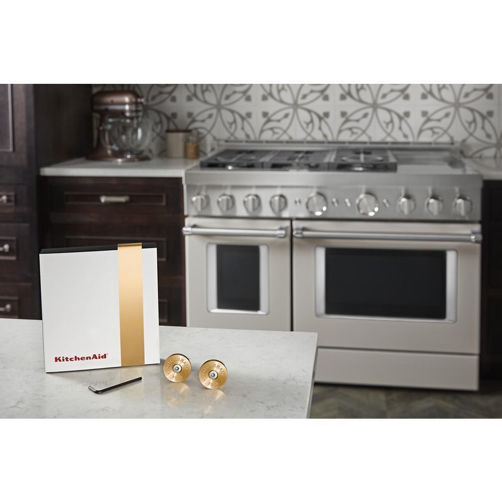 Amana W11368841NE Kitchenaid® Commercial-Style Range Handle Medallion Kit