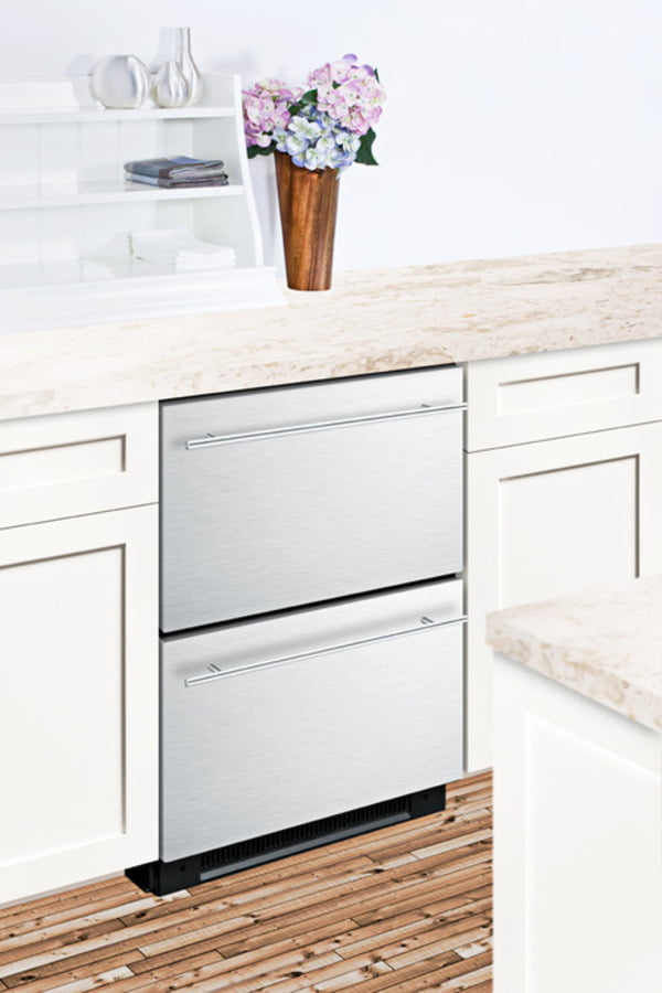 Summit SPRF2D5 24" Wide 2-Drawer Refrigerator-Freezer