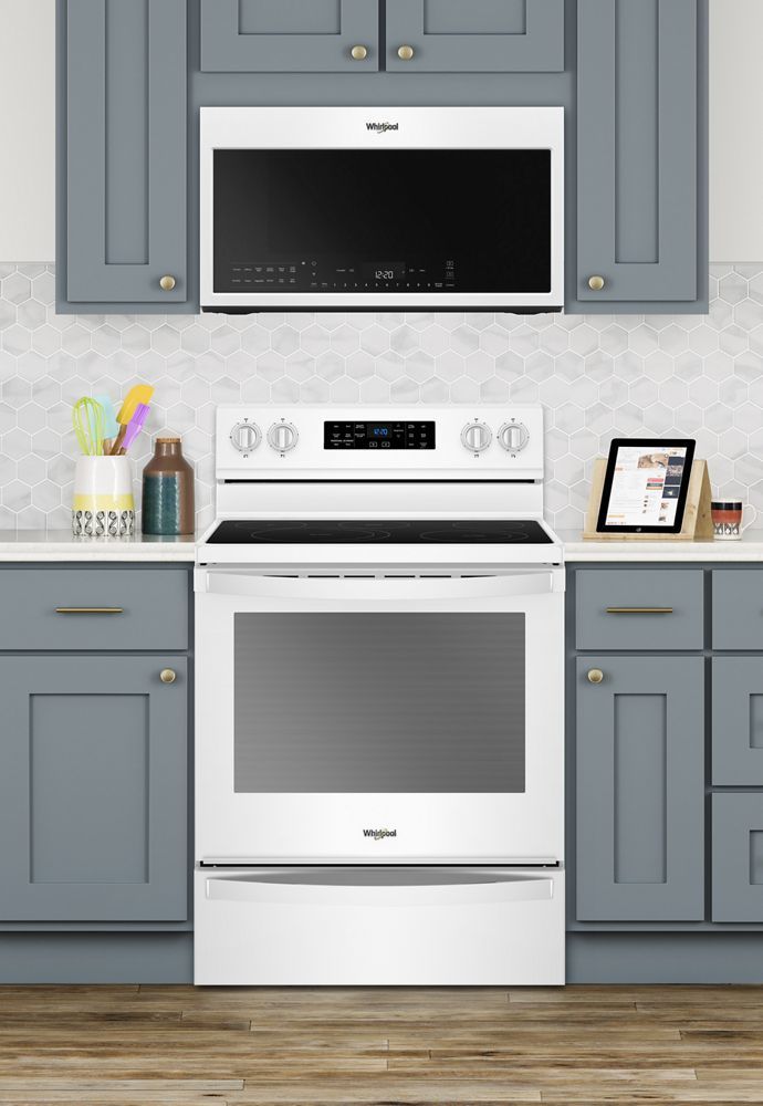 Whirlpool WMH78019HW 1.9 Cu. Ft. Smart Over-The-Range Microwave With Scan-To-Cook Technology 1